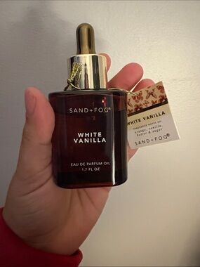 SAND+FOG White Vanilla Eau de Parfum Oil - Cream Bottle